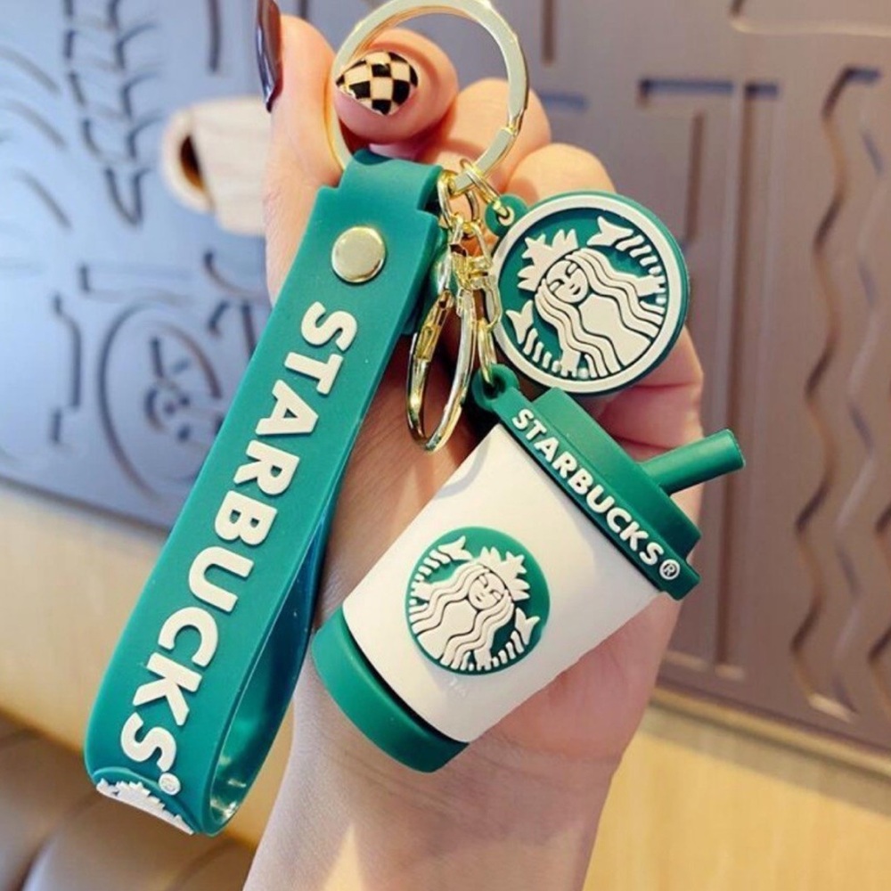 Keychain Set with Cup and Logo
